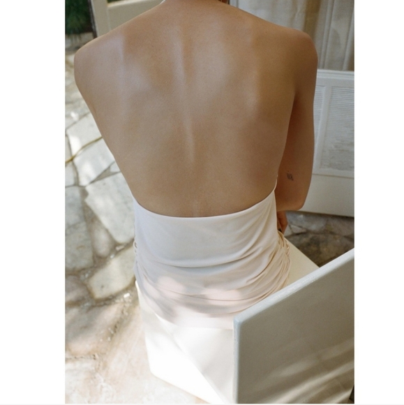 ZARA MIDI  HALTER DRESS - Picture 17 of 17